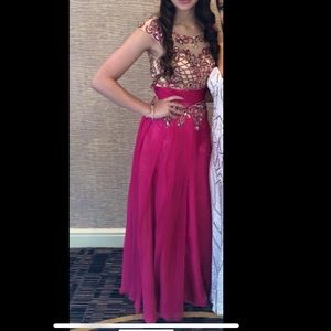 ALYCE PARIS long designer gown